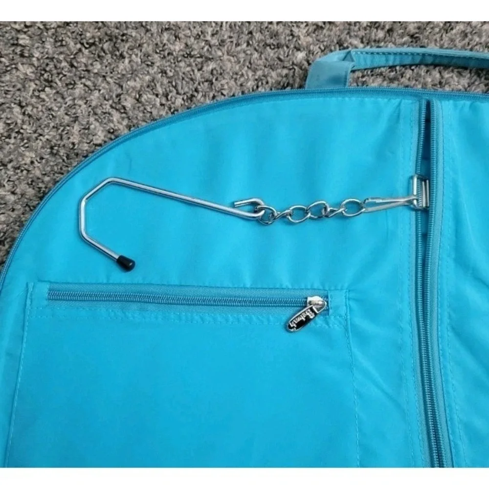 Camouflage & Teal Garment Clothing Bag